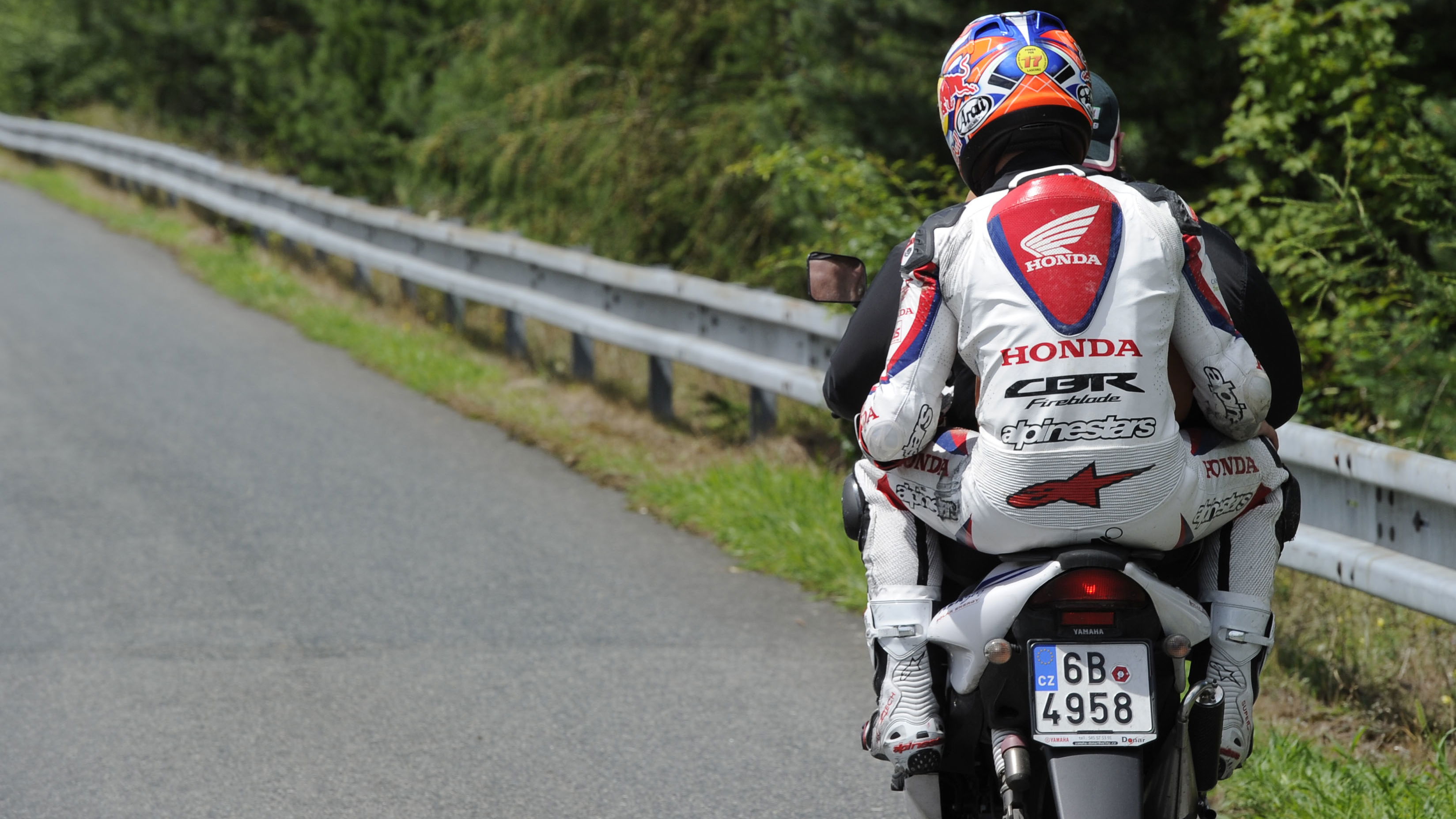 Jonathan Rea, after crash, Czech WSBK Race 1 2012