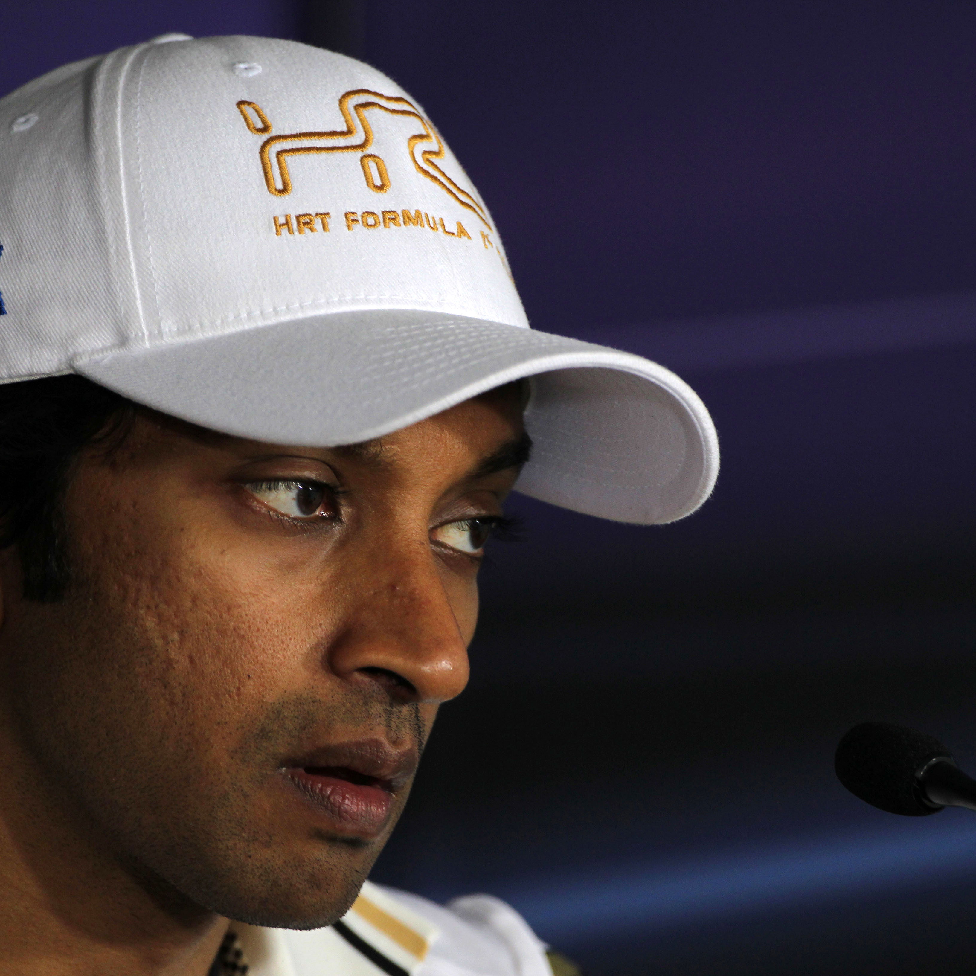 26.07.2012- Press conference, Narain Karthikeyan (IND) HRT Formula 1 Team F112