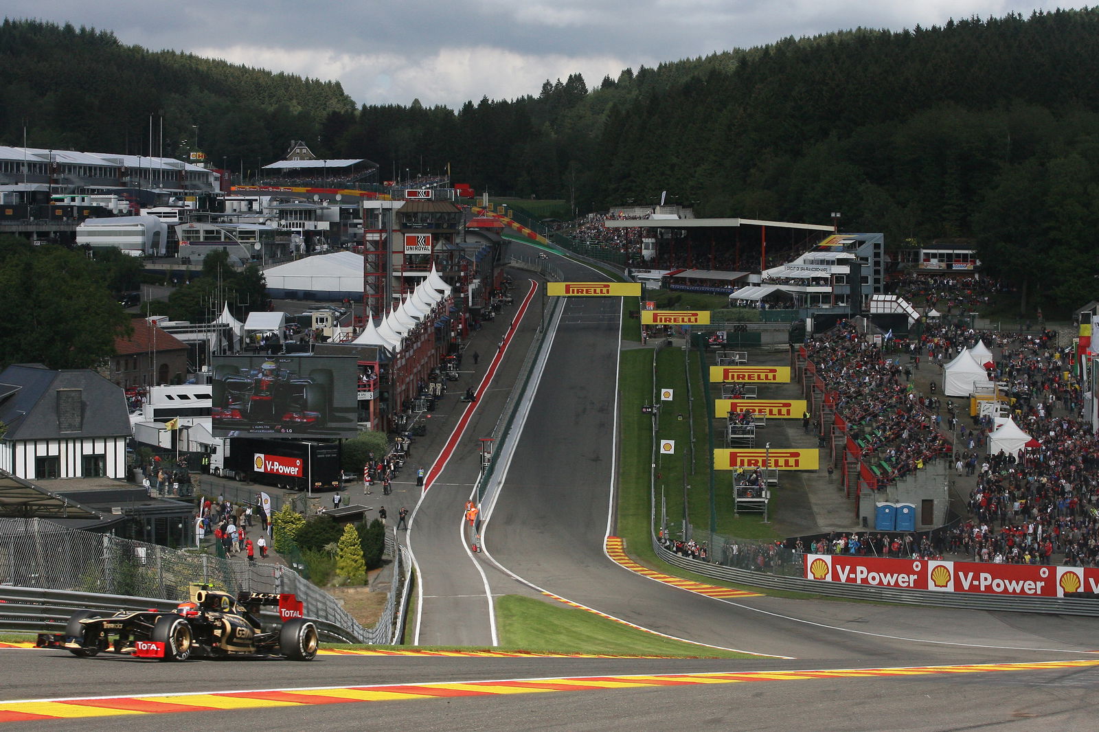 01.09.2012- Free Practice 3, Romain Grosjean (FRA) Lotus F1 Team E20