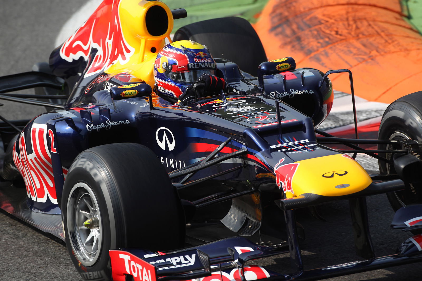 08.09.2012- Free Practice 3, Mark Webber (AUS) Red Bull Racing RB8
