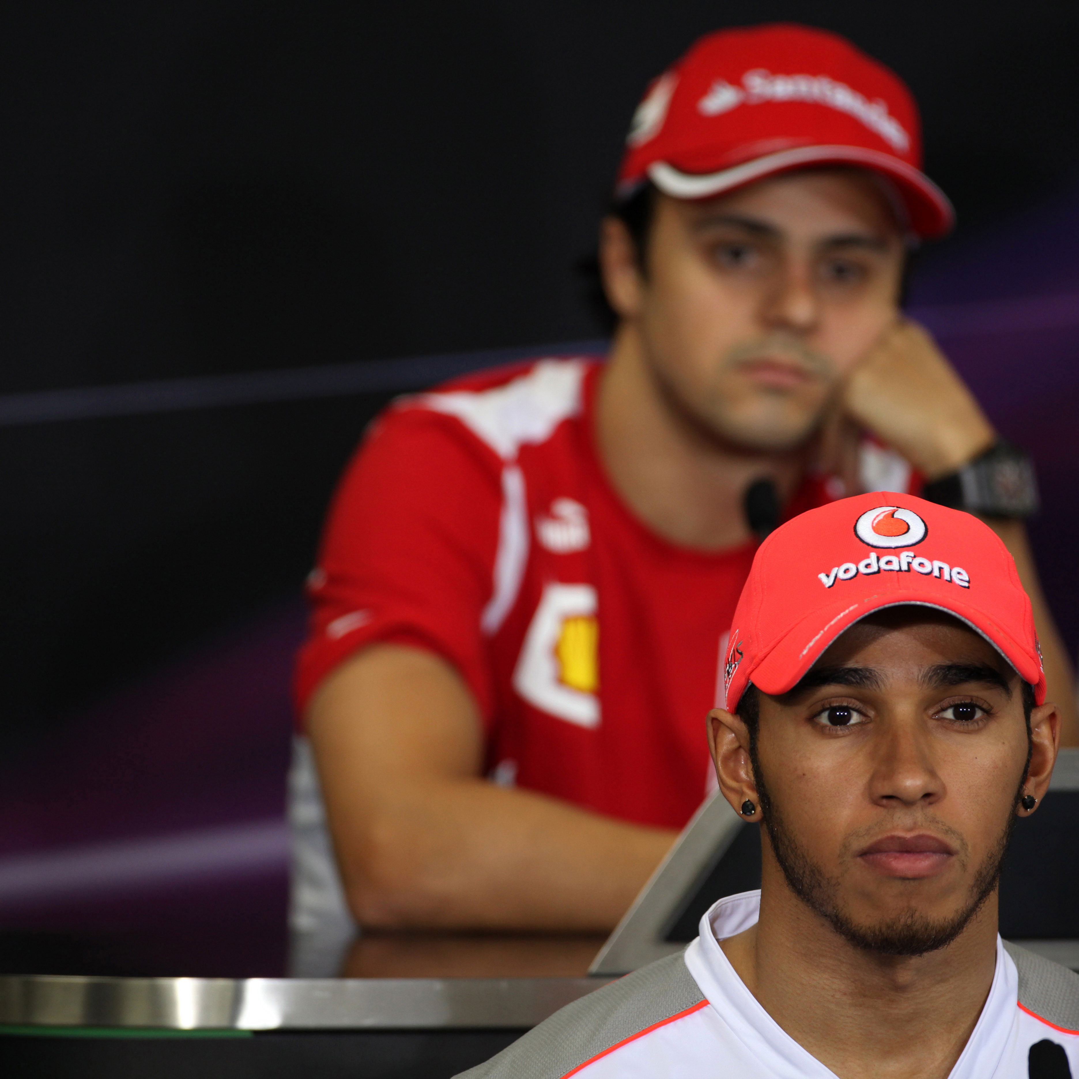 04.10.2012- Press conference, Lewis Hamilton (GBR) McLaren Mercedes MP4-27 and Felipe Massa (BRA) Sc