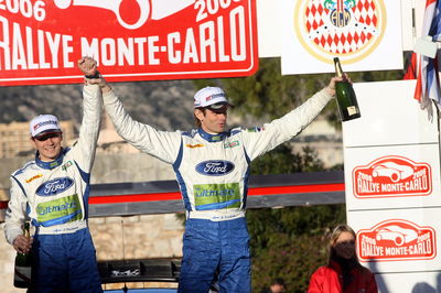 Rallye Monte Carlo winners, Marcus Gronholm and Timo Rautiainen