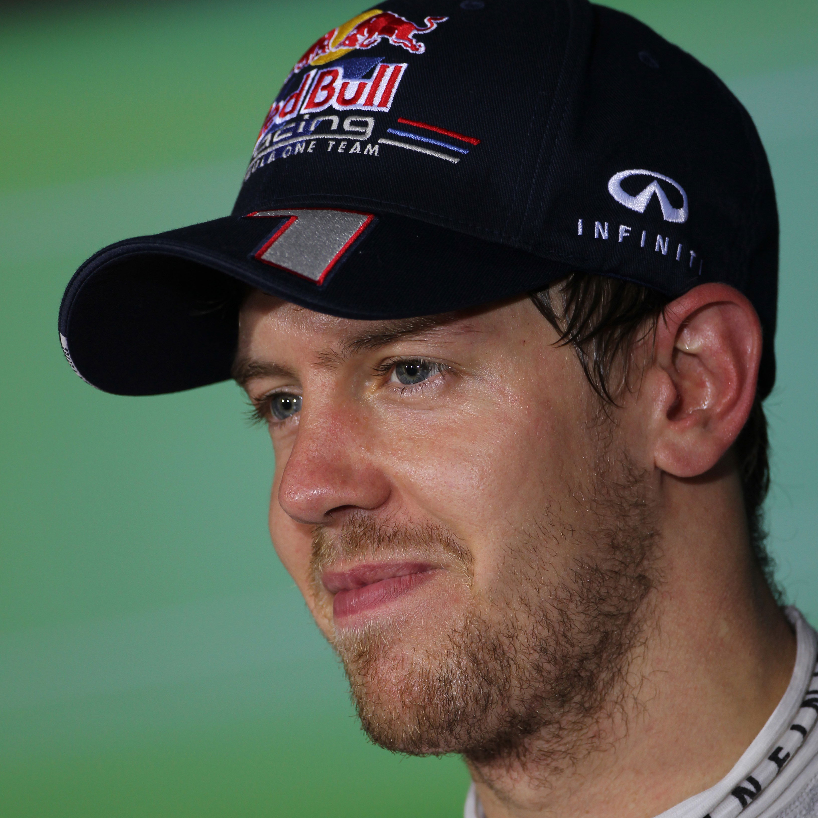 Press conference: Sebastian Vettel (GER) Red Bull Racing RB8 (3rd position)