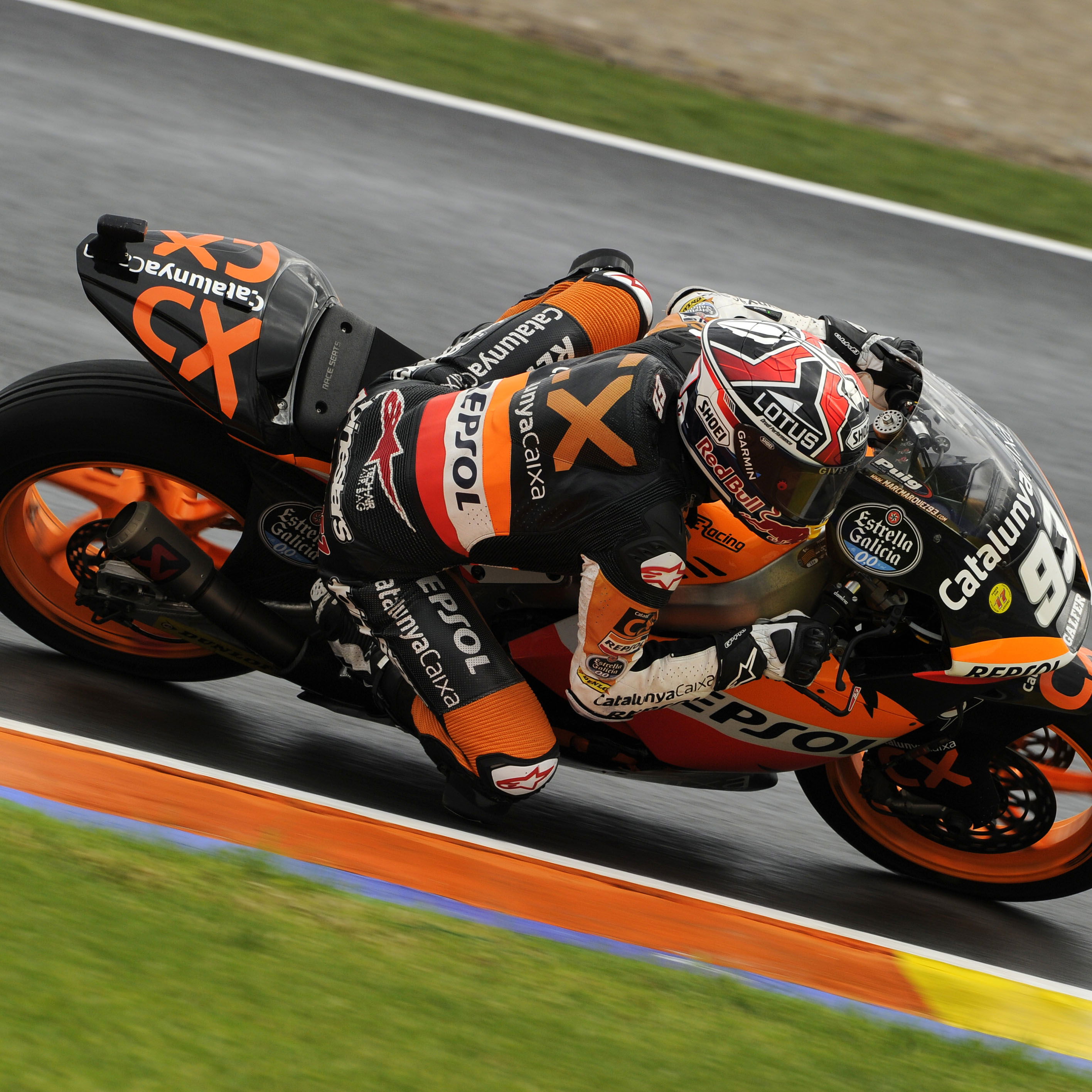 Marquez, Valencia Moto2 2012