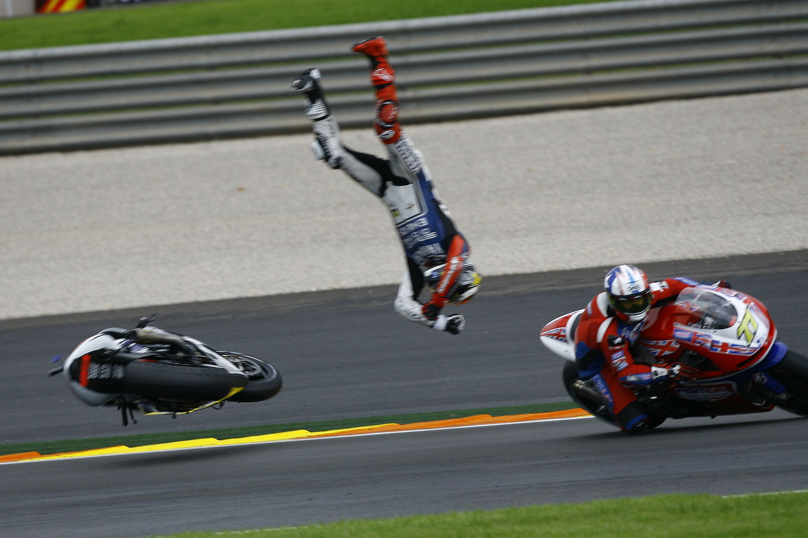 Lorenzo crash, Valencia MotoGP 2012