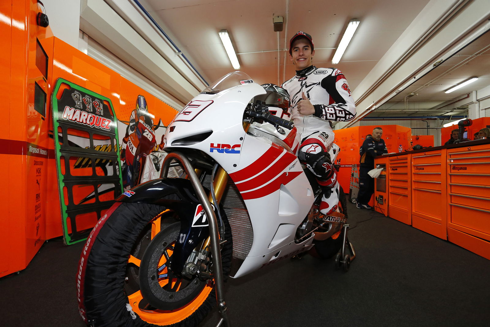 Marquez, Valencia MotoGP test, November 2012