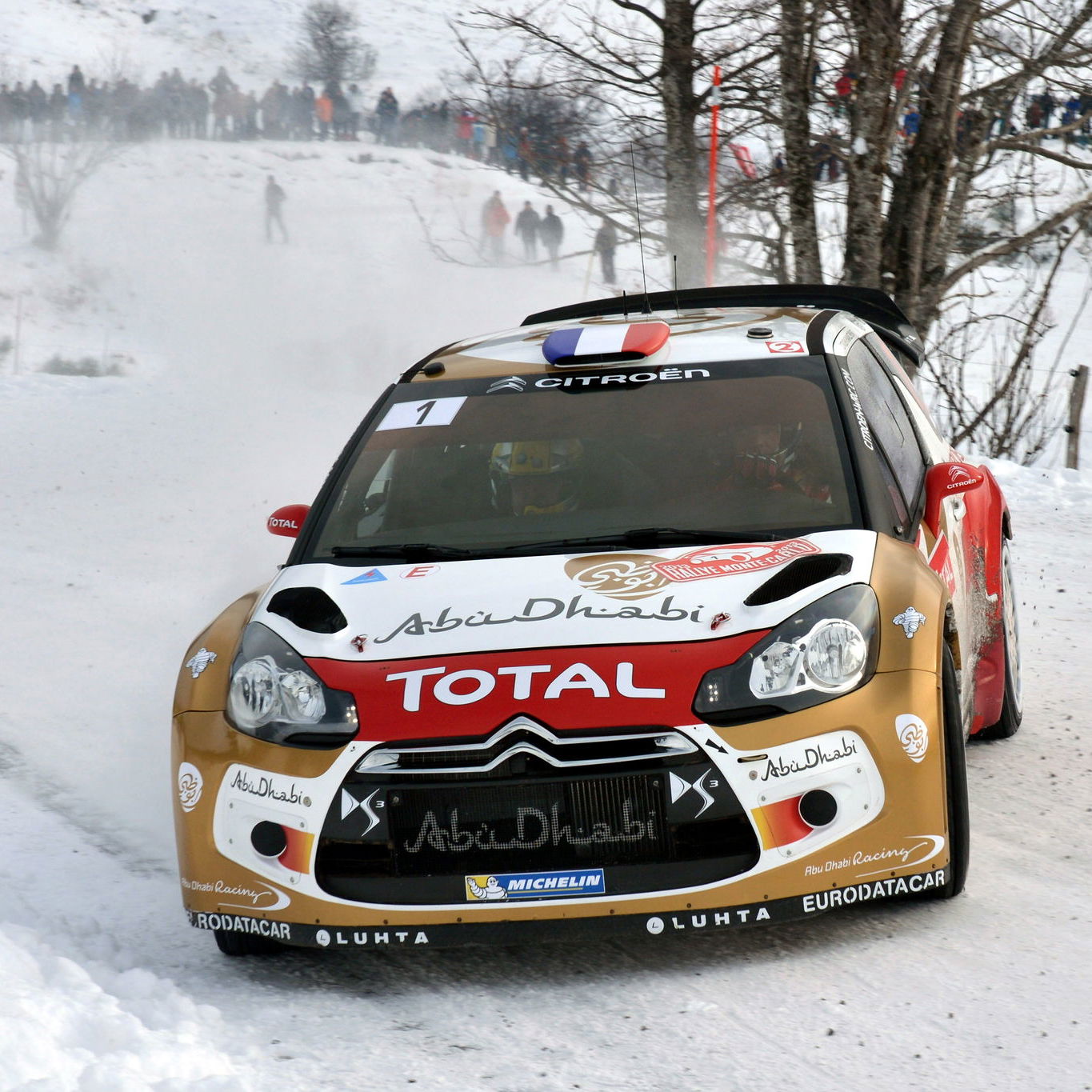 Mikko Hirvonen (FIN) Jarmo Lehtinen (FIN), Citroën DS3 WRC, Citroën Total Abu Dhabi World Rally Team