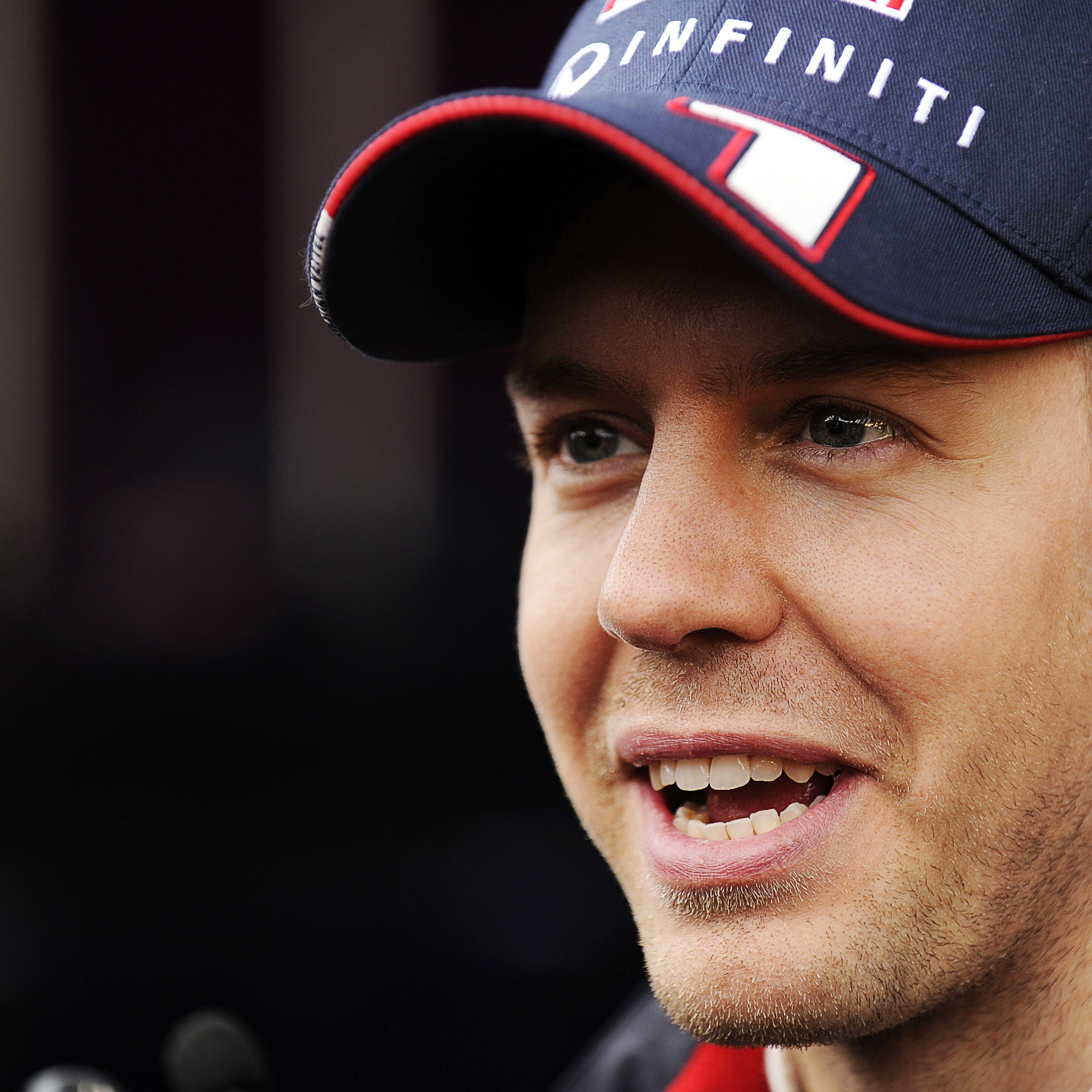 Sebastian Vettel (GER) Red Bull Racing with the media.01.03.2013.
