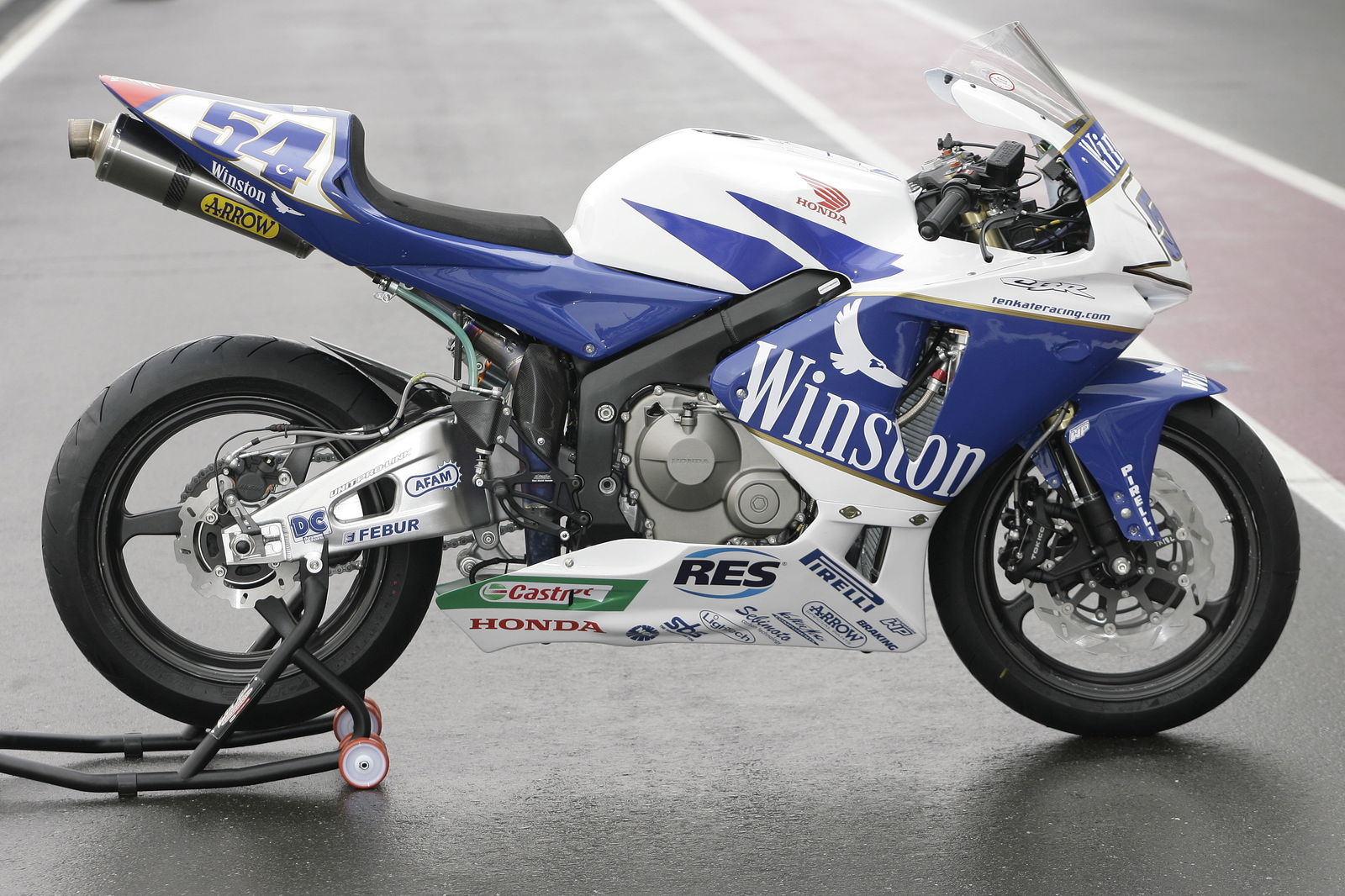 Sofuoglu`s Winston Ten Kate Honda CBR600RR, WSS Qatar, 2006