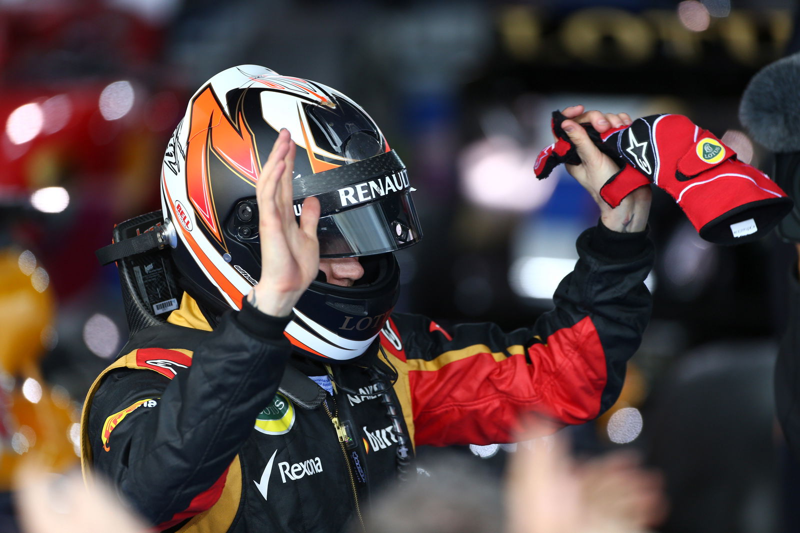 17.03.2013- Race, Kimi Raikkonen (FIN) Lotus F1 Team E21 race winner