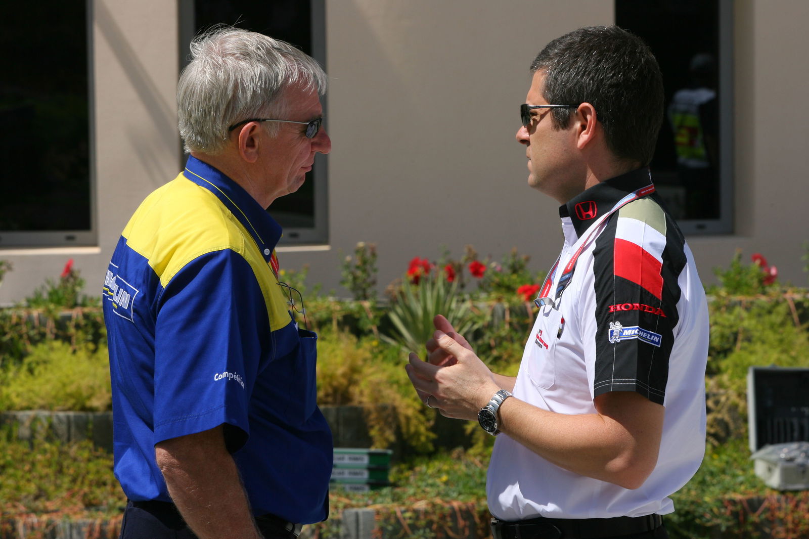 Nick Shorrock, director of Michelin`s F1 Activities with Gil de Ferran