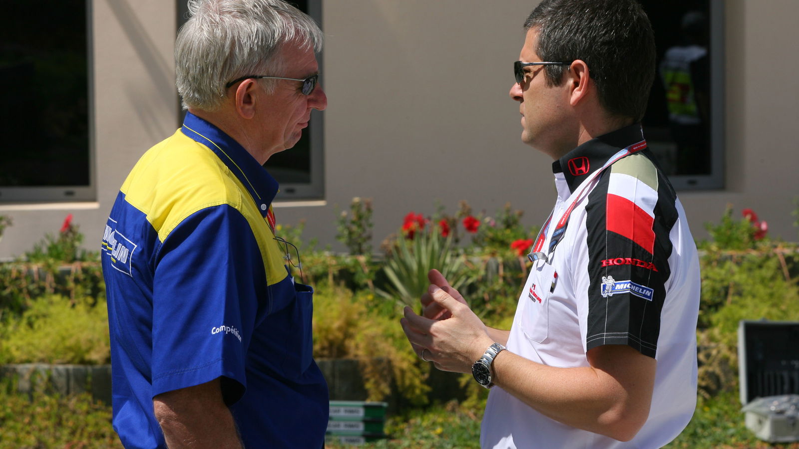 Nick Shorrock, director of Michelin`s F1 Activities with Gil de Ferran