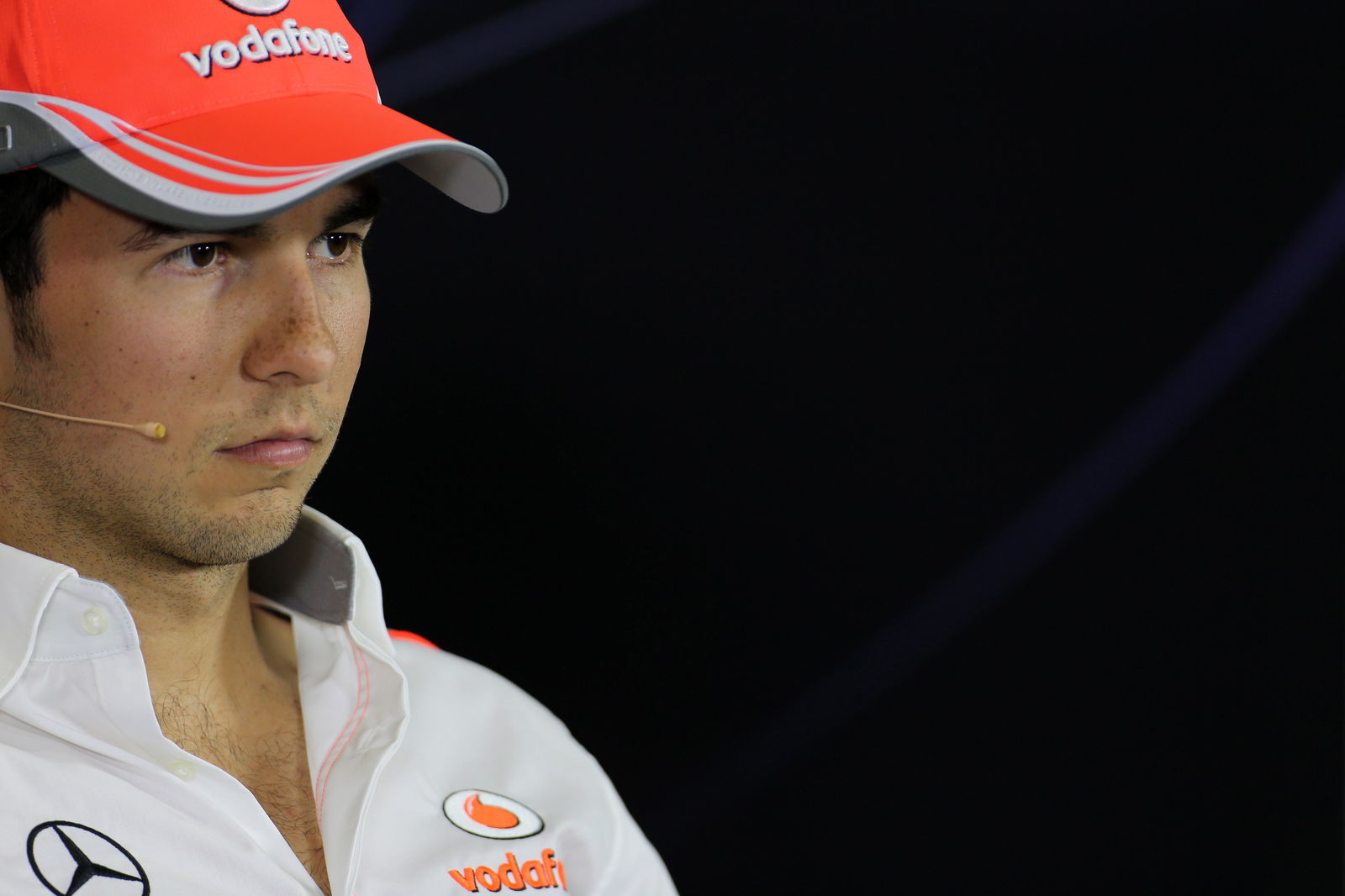 09.05.2013- Press conference, Sergio Perez (MEX) McLaren MP4-28