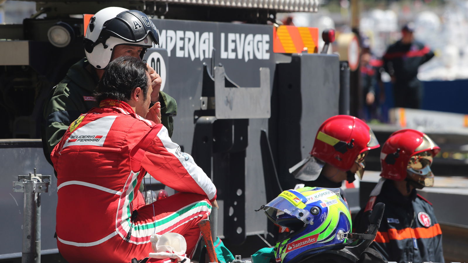 26.05.2013- Race, Crash, Felipe Massa (BRA) Scuderia Ferrari F138