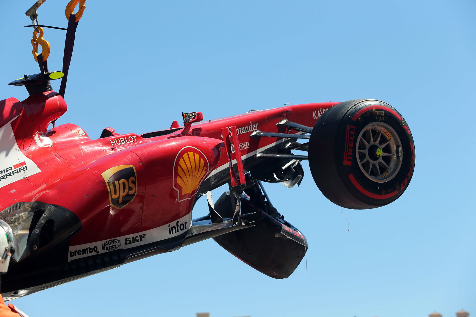 26.05.2013- Race, Crash, Felipe Massa (BRA) Scuderia Ferrari F138