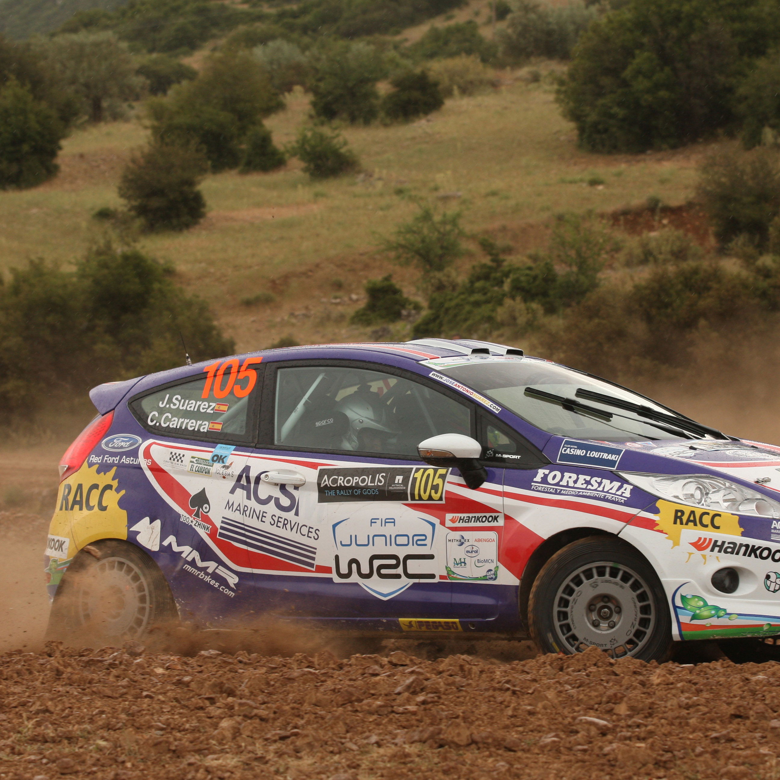 Jose Suarez (ESP) Candido Carrera (ESP), Ford Fiesta R2