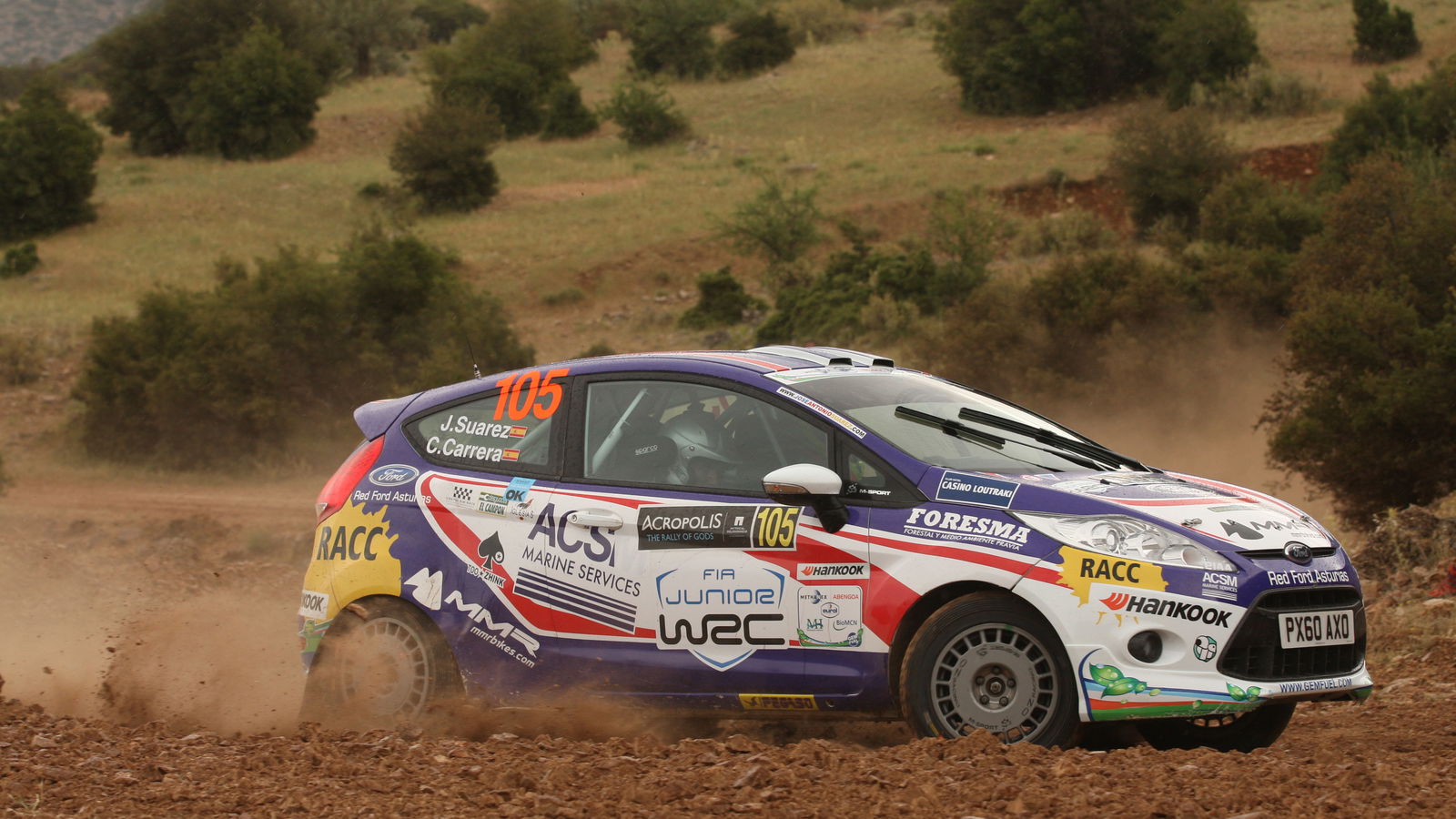 Jose Suarez (ESP) Candido Carrera (ESP), Ford Fiesta R2