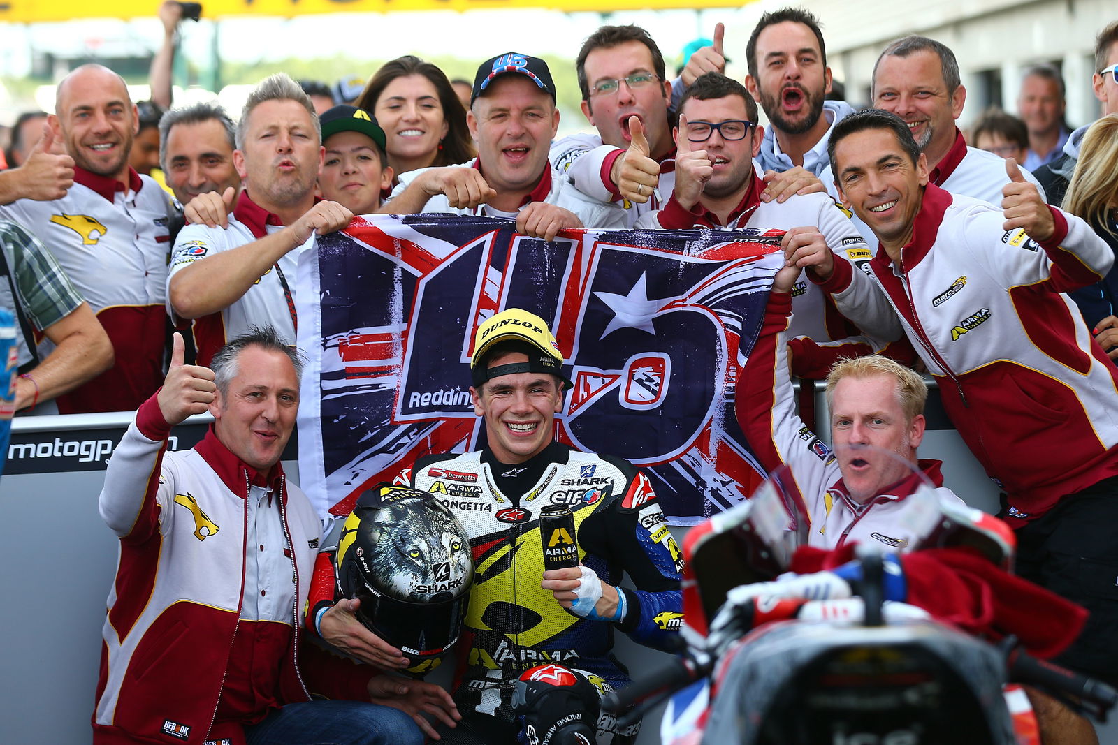 Redding, Moto2 race, British MotoGP 2013