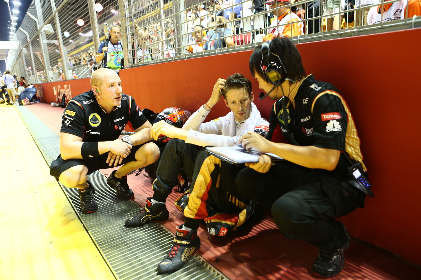 22.09.2013- Race: Romain Grosjean (FRA) Lotus F1 Team E21