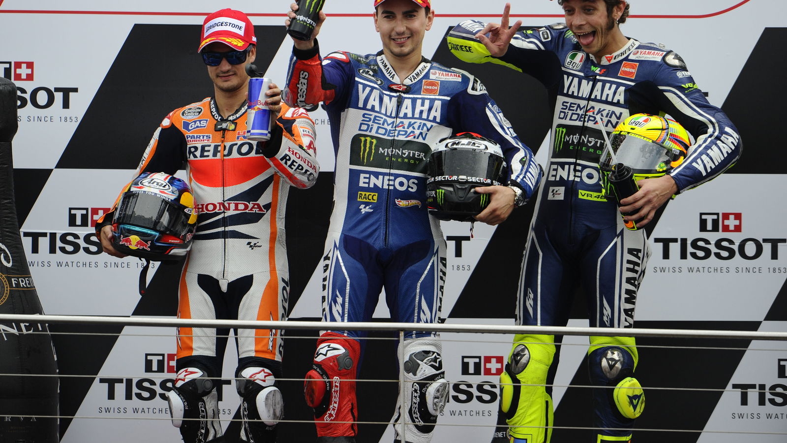 Pedrosa, Lorenzo, Rossi, Australian MotoGP Race 2013
