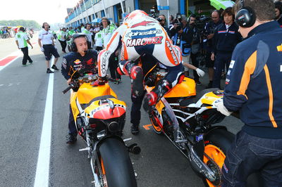 PICS: MotoGP bike swap - Marquez style!