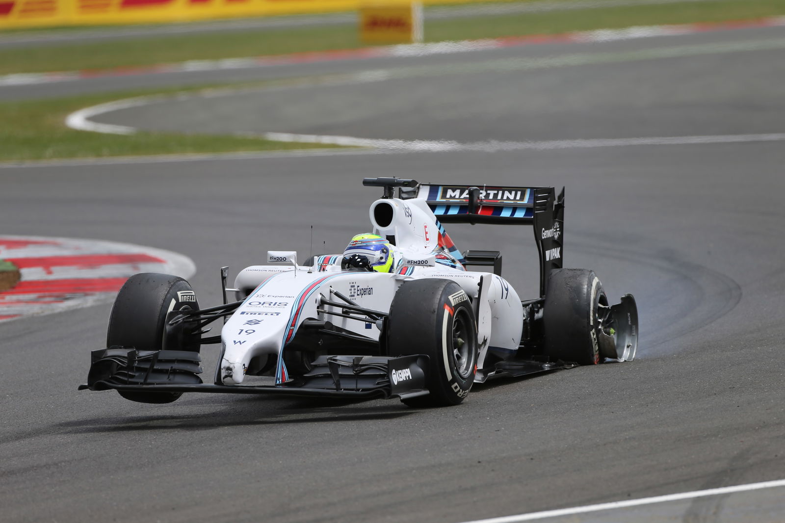 Van der Garde crash curtails test
