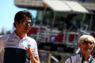 Lance Stroll (CDN) Williams with Annie Bradshaw (GBR) Williams Press Officer.
14.05.2017.