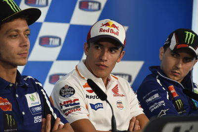 Marquez, Rossi, Lorenzo talk MotoGP, F1 safety