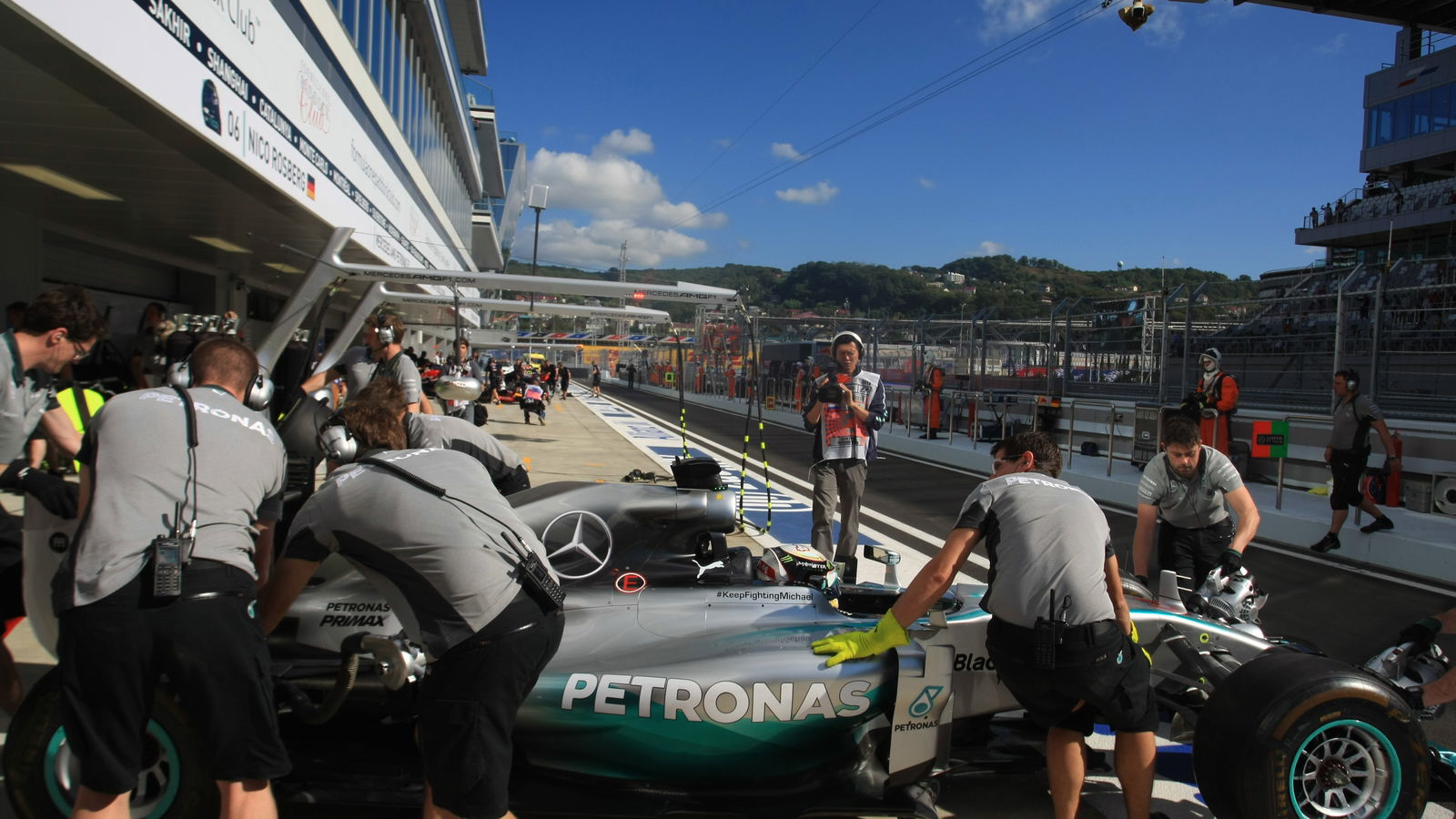 F1 Russian Grand Prix - Starting grid