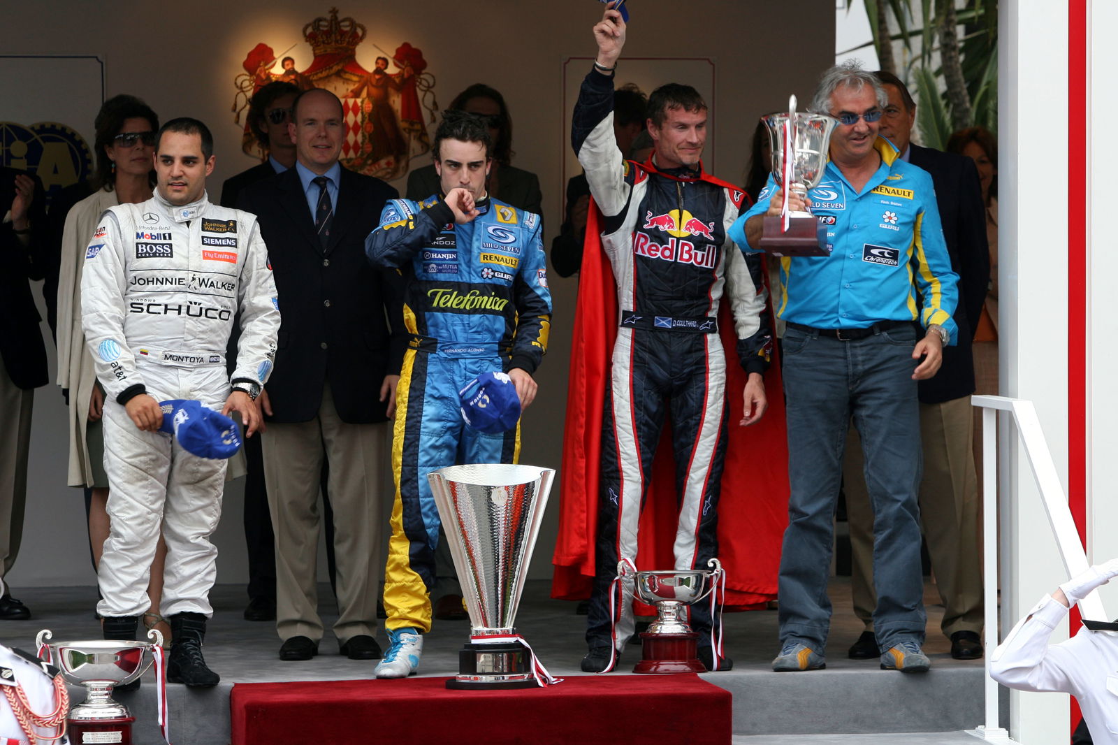 28.05.2006 Monte Carlo, Monaco, Juan-Pablo Montoya (COL), Juan Pablo, McLaren Mercedes, Fernando Alo