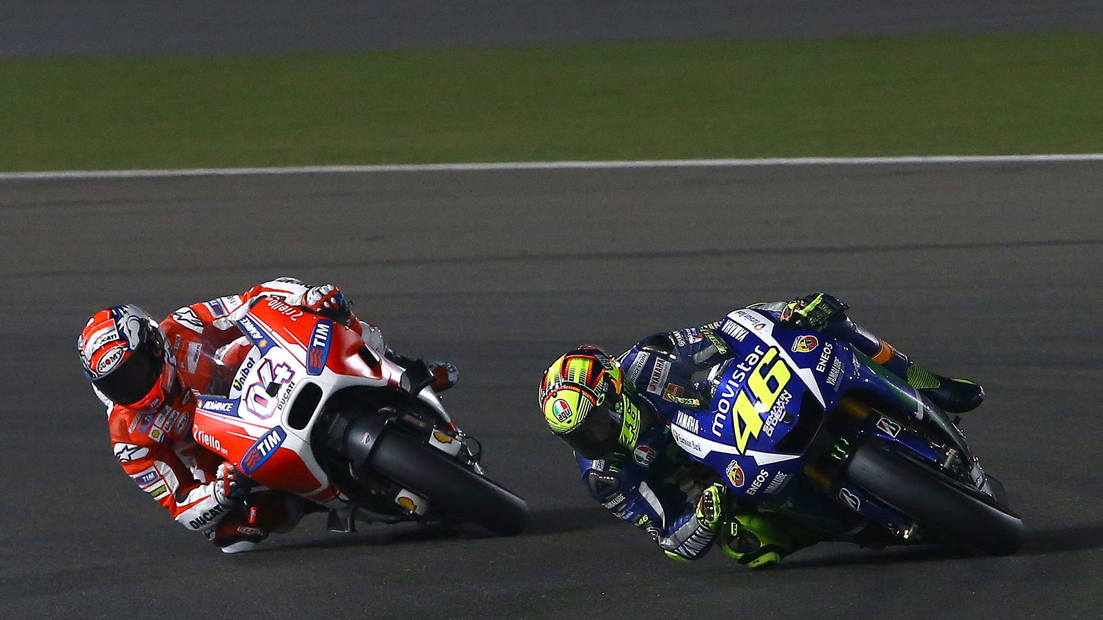 Vintage Rossi outwits Ducati for Qatar glory