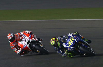 Vintage Rossi outwits Ducati for Qatar glory