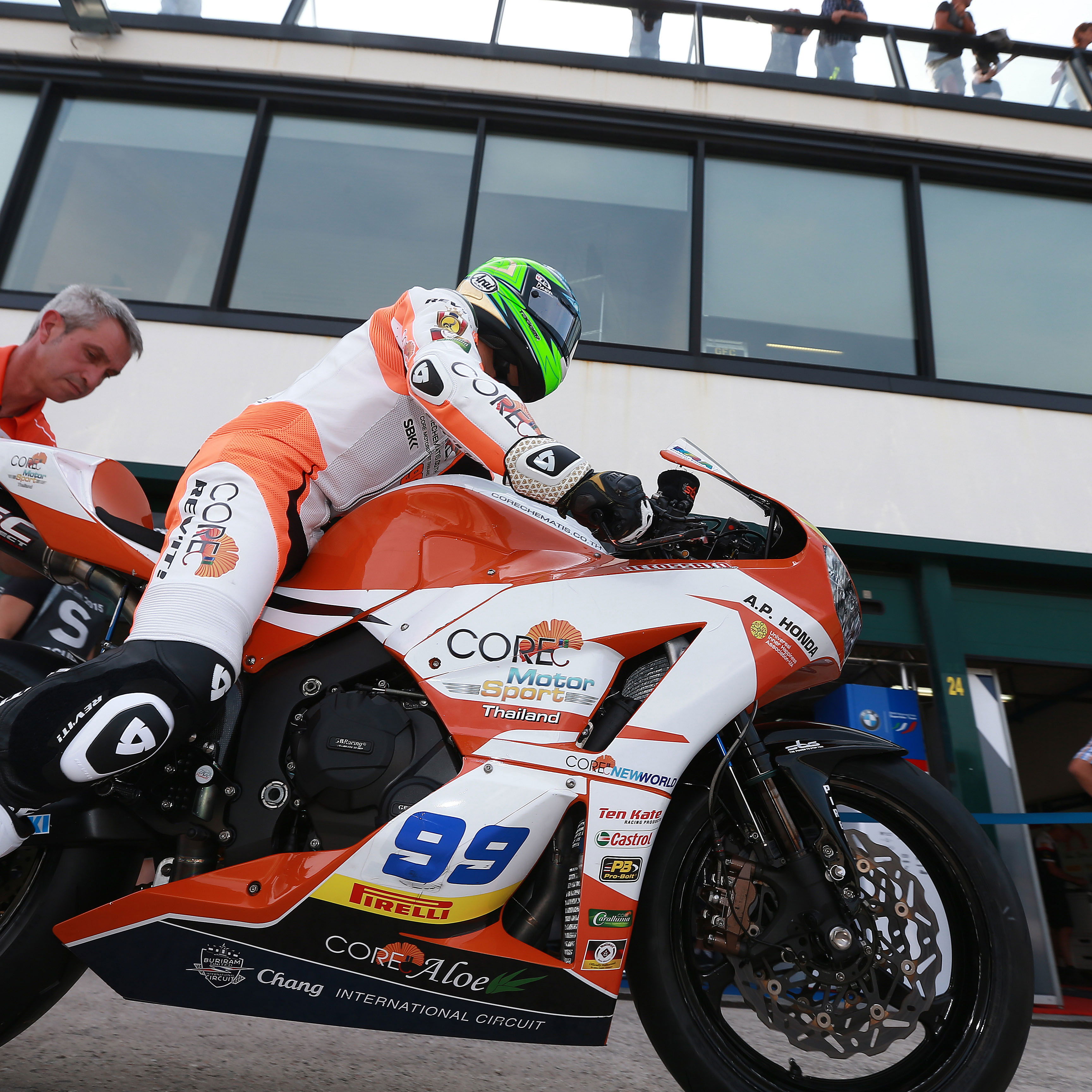 Puccetti Racing duo Phillip Oettl and Can Oncu in action at Misano