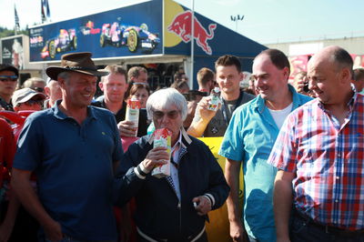 Bernie Ecclestone milks farmer protest threat