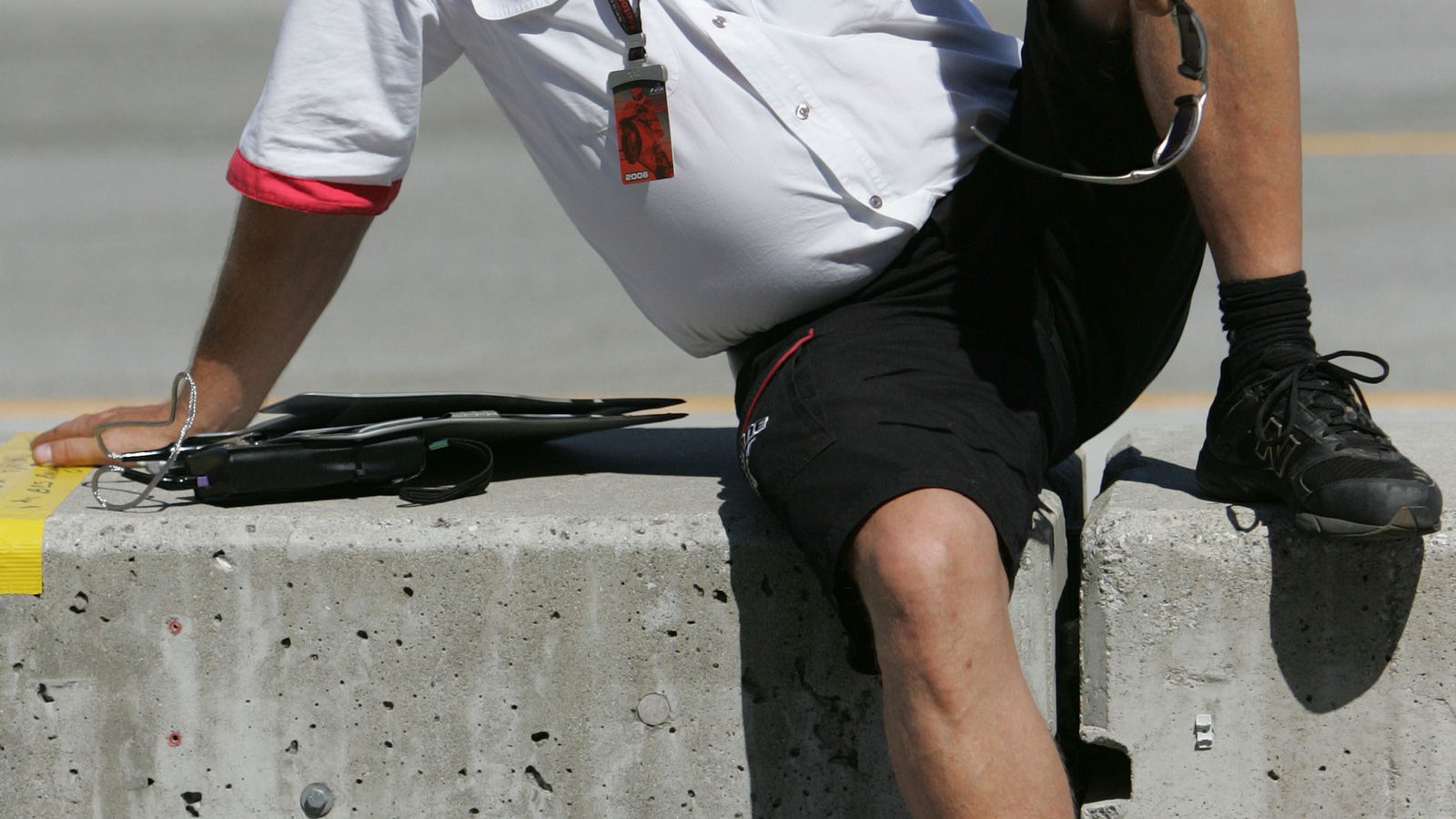 Bridgestone technician, US MotoGP 2006