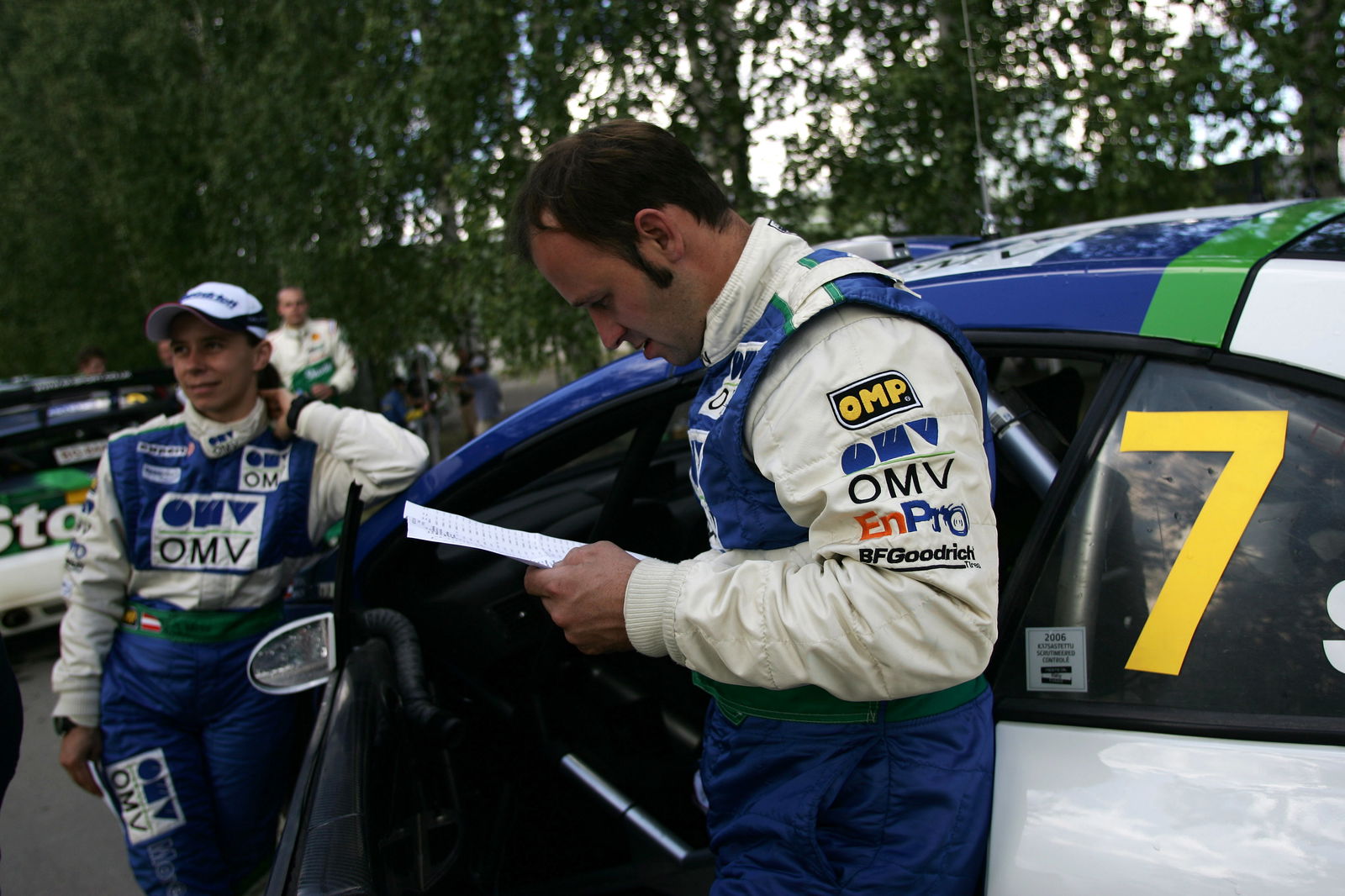 Manfred Stohl (AUT) and Ilka Minor (AUT), OMV Peugeot Norway 307 WRC World Rally of Finland, World R