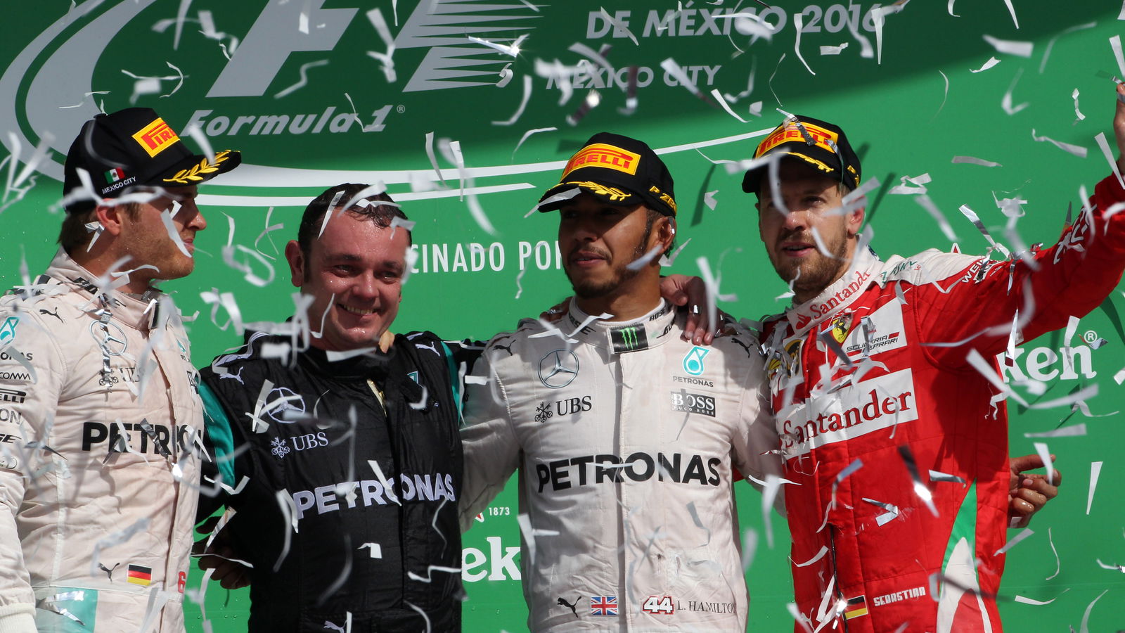 Hamilton defeats Rosberg as Vettel, Verstappen feud