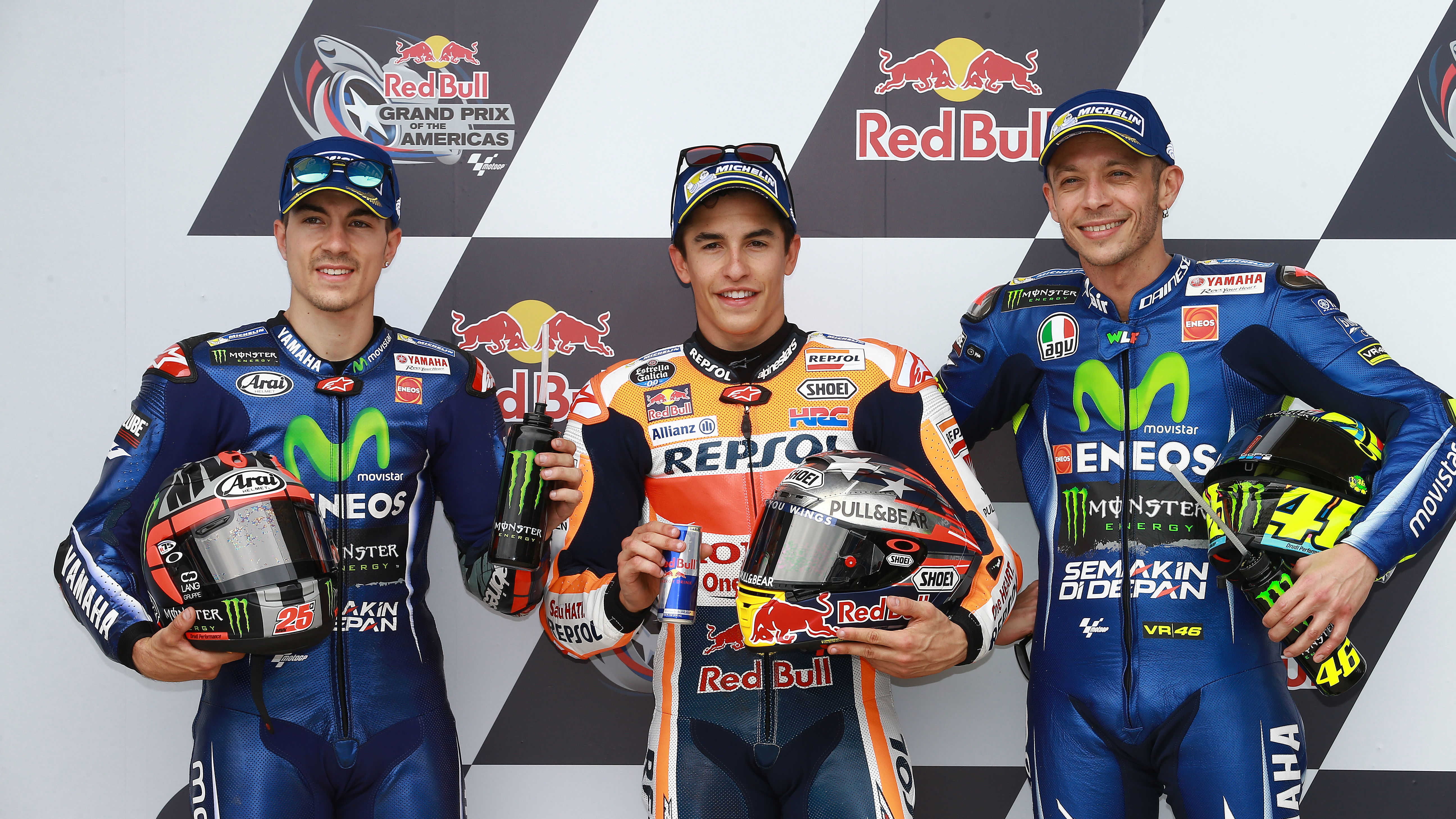 Vinales,MarquezRossi, Grand Prix Of The Americas, 2017