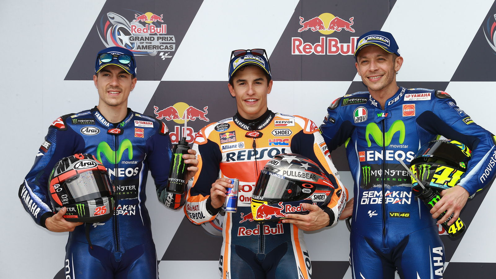 Vinales,MarquezRossi, Grand Prix Of The Americas, 2017