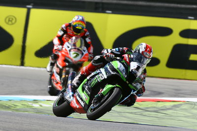 Jonathan Rea and Davies, Race1, Assen WSBK 2017