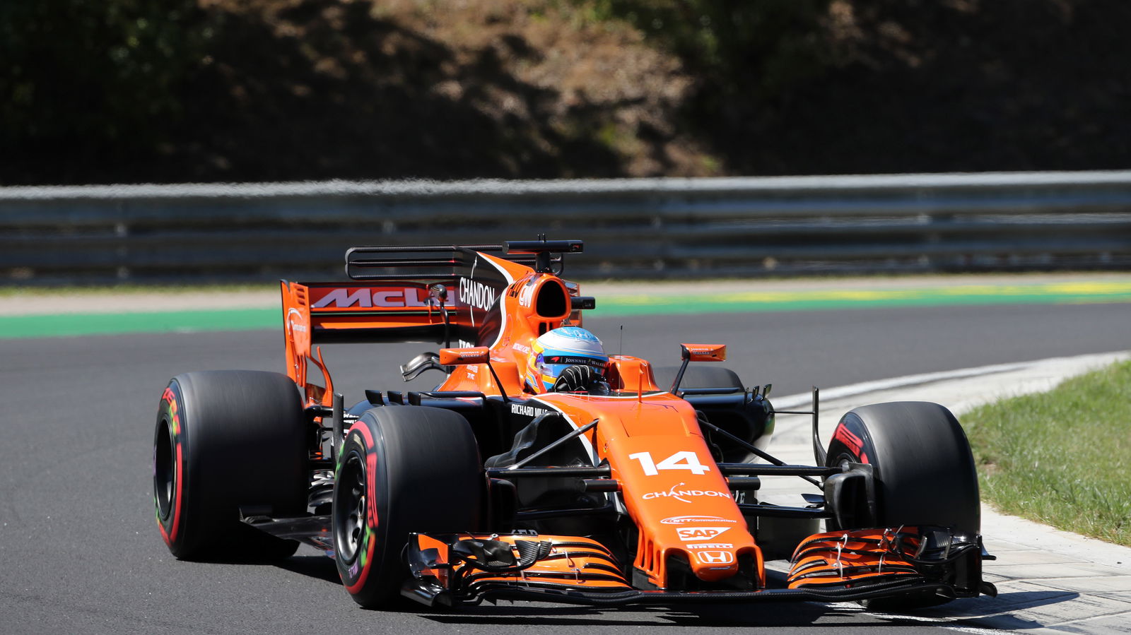 'P7 is nice, but I've had better birthday gifts!' - Alonso