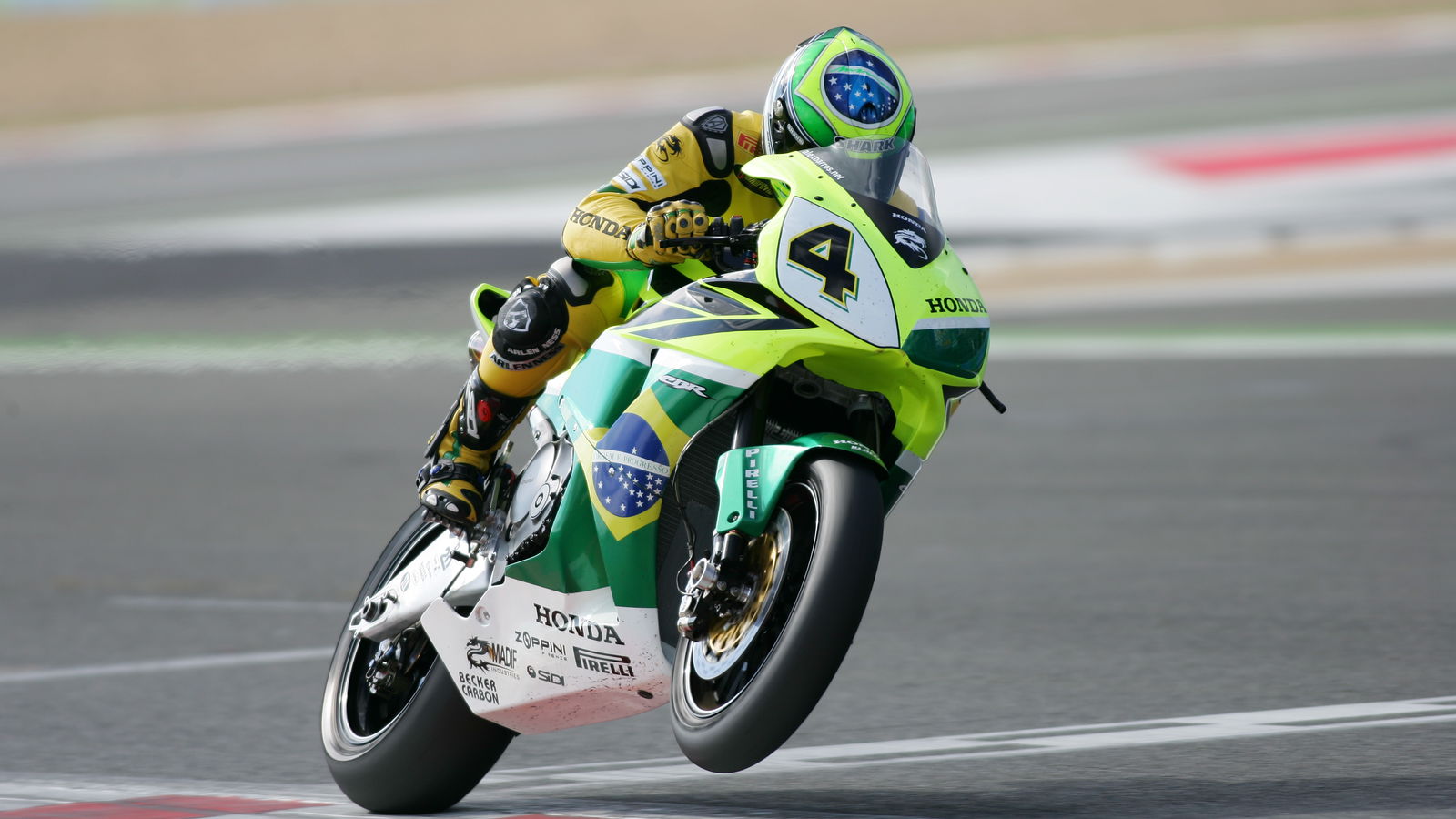 alex barros team klaffi honda world superbikes magny cours friday 06/10/06