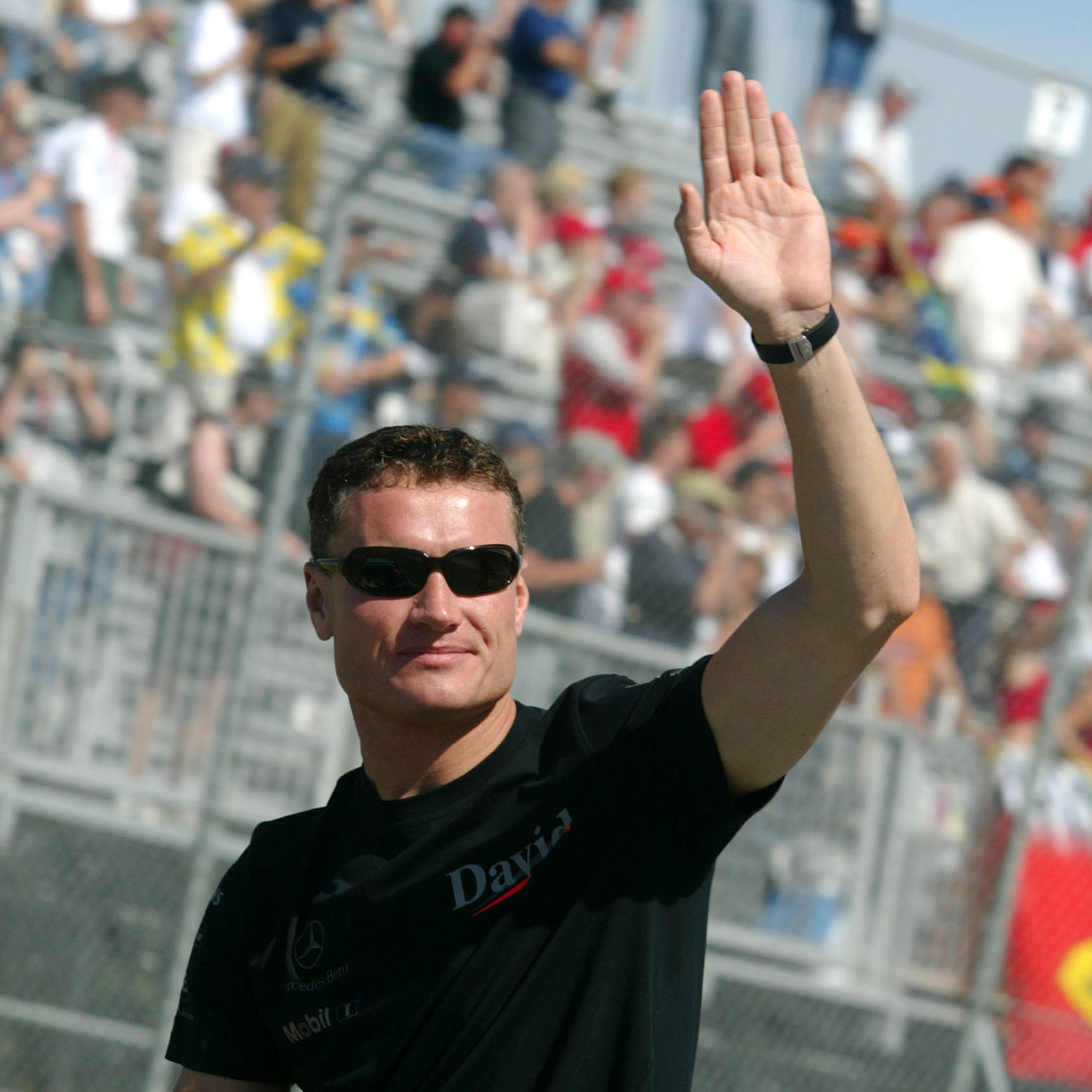 David Coulthard at the drivers parade