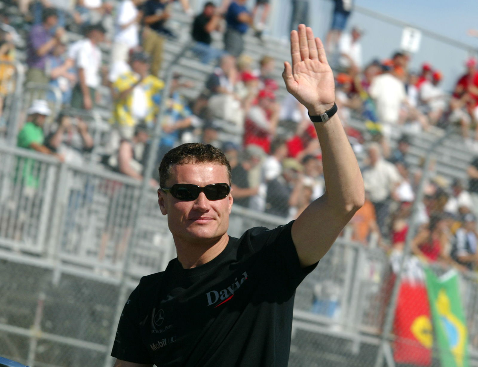 David Coulthard at the drivers parade