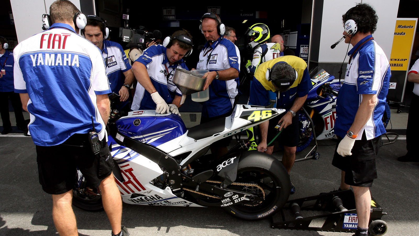 Valentino Rossi (ITA), Yamaha Factory Racing Team, Yamaha M1, 46, 2007 MotoGP World Championship,
