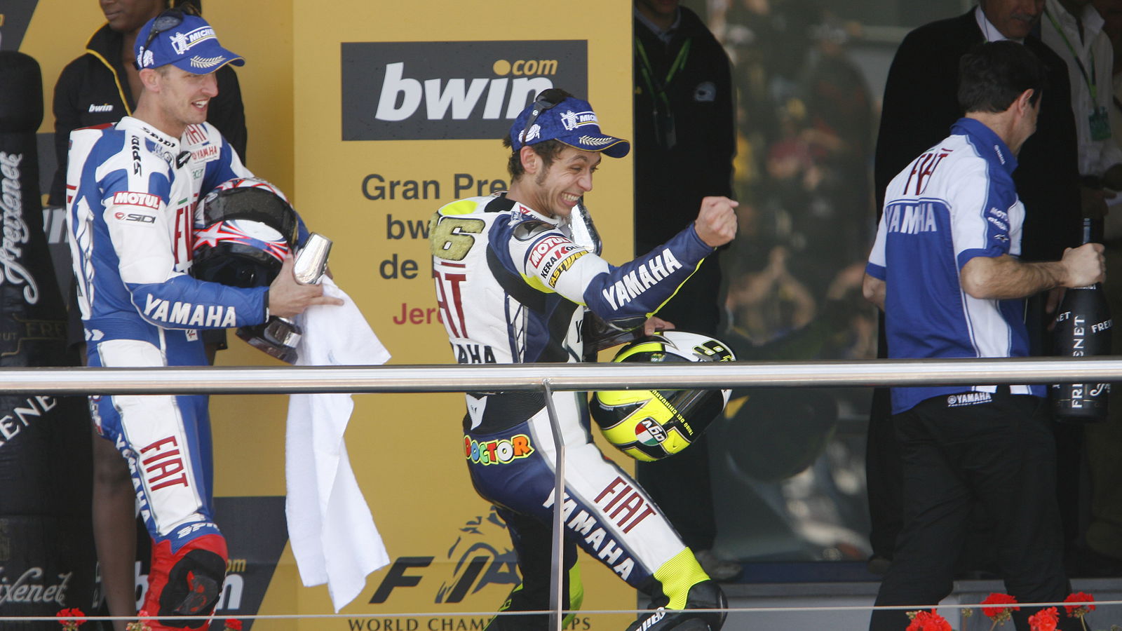 Valentino Rossi (ITA), Yamaha Factory Racing Team, Yamaha M1, 46, 2007 MotoGP World Championship,