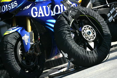 Rossi`s Michelins, Rio MotoGP, 2004