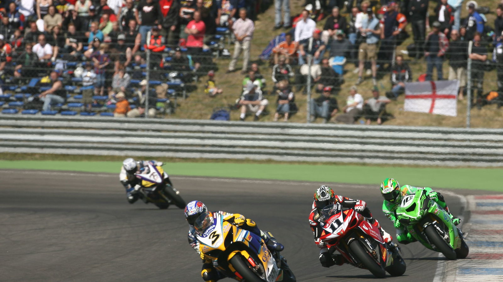 Biaggi, Corser, Assen WSBK Race 1 2007
