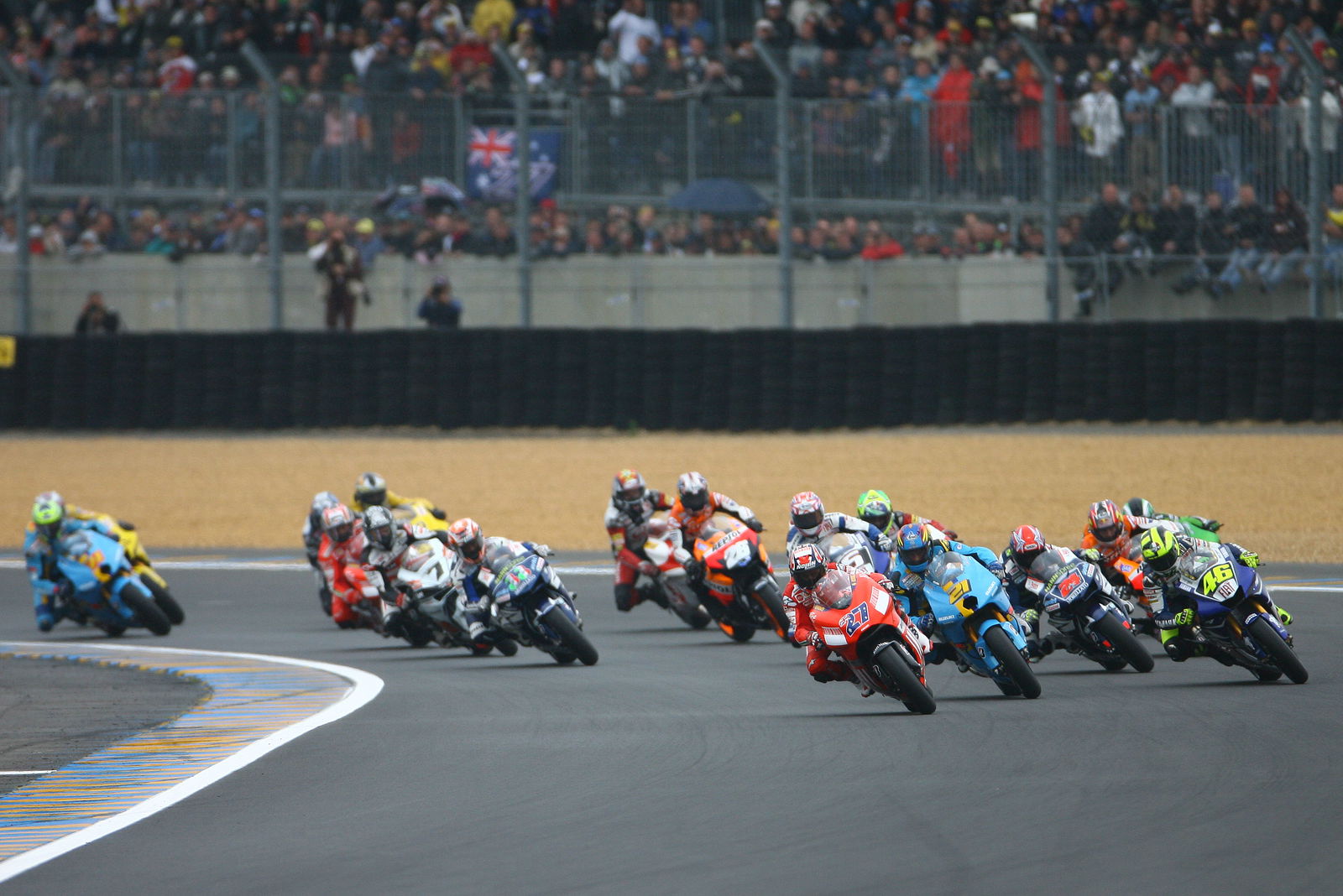 Start, French MotoGP Race 2007
