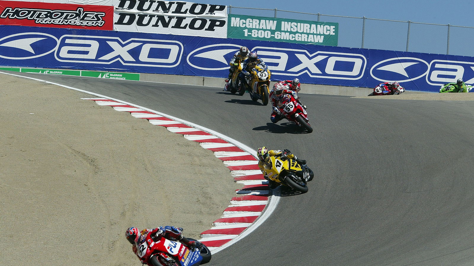 Start, WSBK Race 2 Laguna Seca, 2004